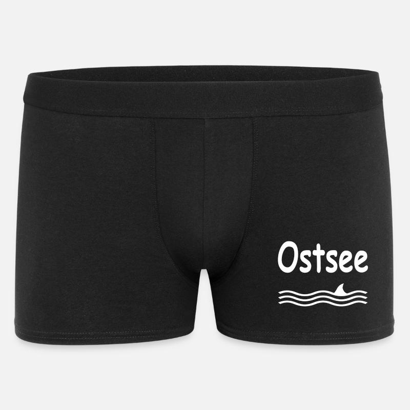 Ostsee - Männer Boxer Shorts - Schwarz