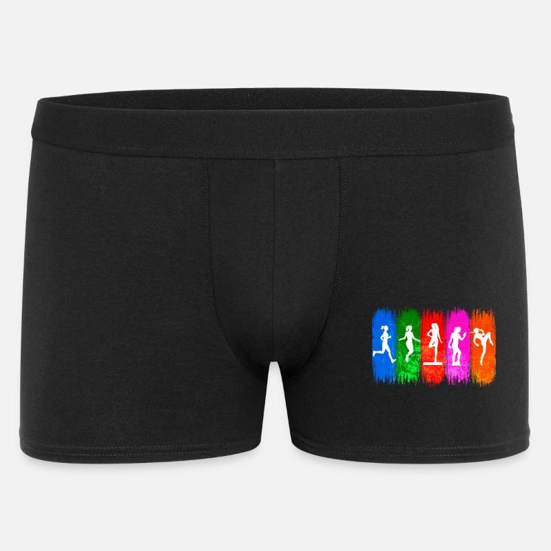 Fitnesstraining Fitnessstudio Workout Training - Männer Boxer Shorts - Schwarz
