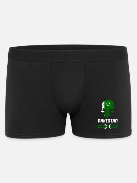 Pakistan skull design / gift - Men's Boxer Shorts - black