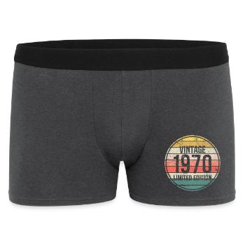 Vintage 1970 Limited Edition - Men's Boxer Shorts - charcoal grey - Front