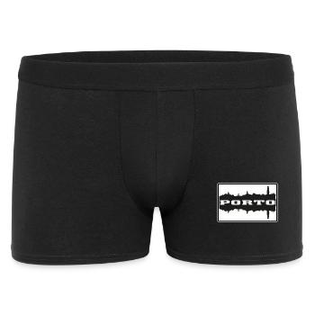 Porto Portugal Silhouette Skyline Souvenirs Voyage - Boxer Homme - noir - Devant