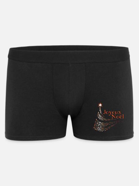 Joyeux Noël Dots Étincelants - Boxer Homme - noir