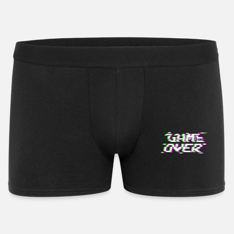 Game Over Glitch - Men's Boxer Shorts - black