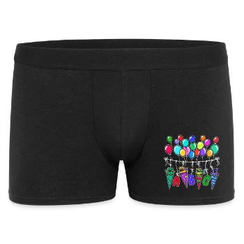 Sac d’école au début de l’école sac à sucre - Boxer Homme - noir - Devant