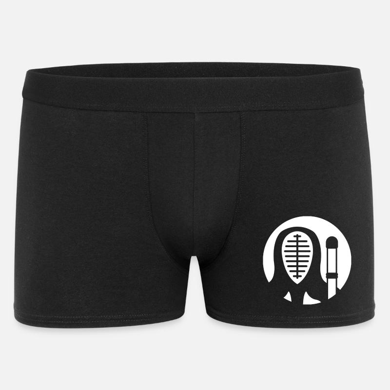 Kendo Kenjutsu Schwertkampf - Männer Boxer Shorts - Schwarz