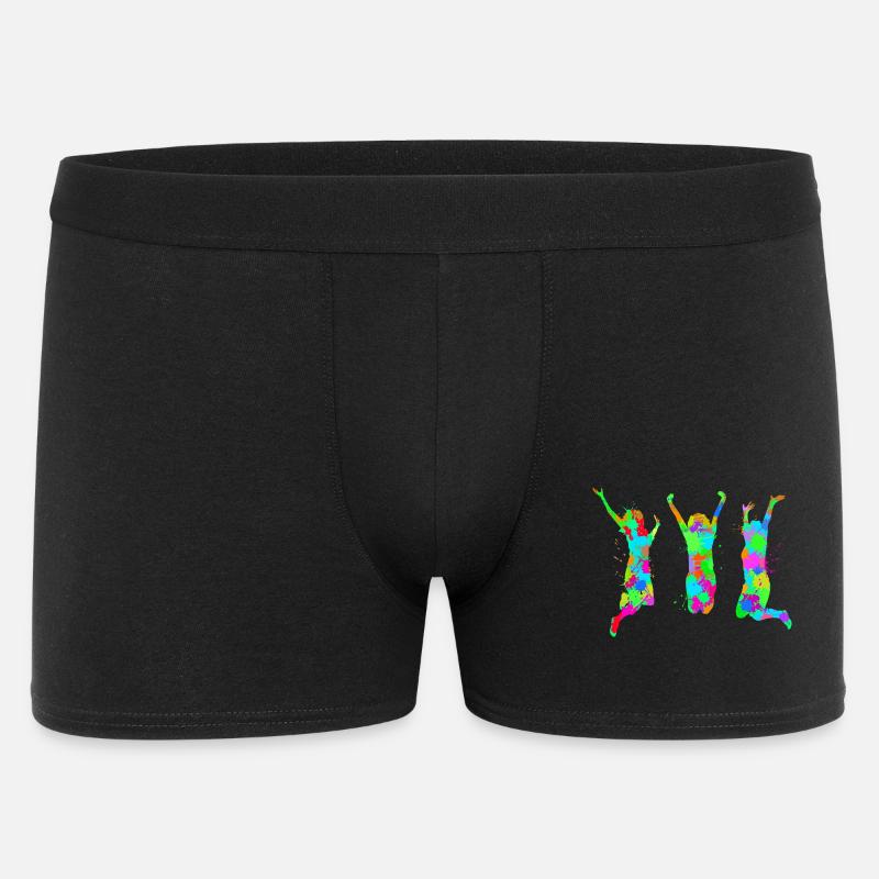 Beste Freunde Freundschaft Buddy - Männer Boxer Shorts - Schwarz
