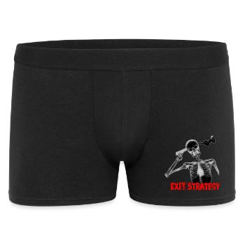 Mad crazy suicide suicide bizarre lol krass xray - Men's Boxer Shorts - black - Front