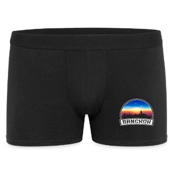 Bangkok Thaïlande Skyline Vintage Sunset Travel Sou - Boxer Homme - noir - Devant