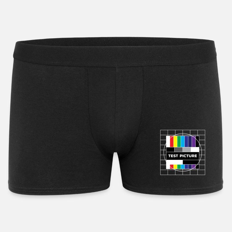 Analog Retro Old School - Männer Boxer Shorts - Schwarz