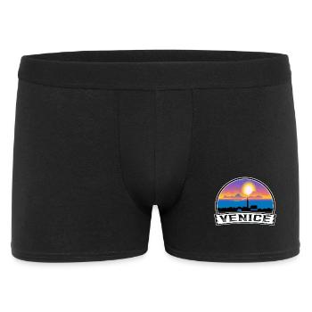 Venice Italy Skyline Vintage Sunset Travel Souveni - Men's Boxer Shorts - black - Front