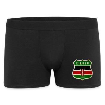 Kikuyu Kenya Armoiries Drapeaux Design - Boxer Homme - noir - Devant
