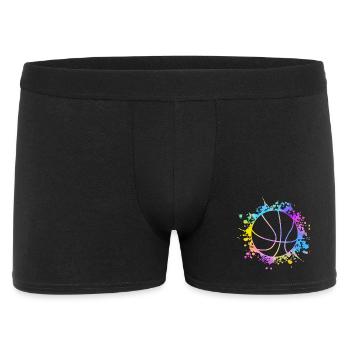 Basketball Paint Splatters colorful - Men's Boxer Shorts - black - Front