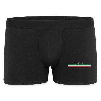Italien - Männer Boxer Shorts - Schwarz - Vorne