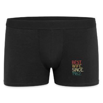Meilleure épouse depuis 1962 - Cadeau d’anniversaire - Boxer Homme - noir - Devant