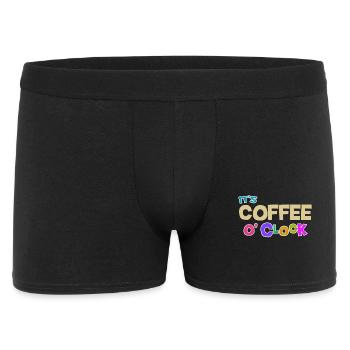 Coffee lovers Caffeine Coffee Cool Statement - Men's Boxer Shorts - black - Front