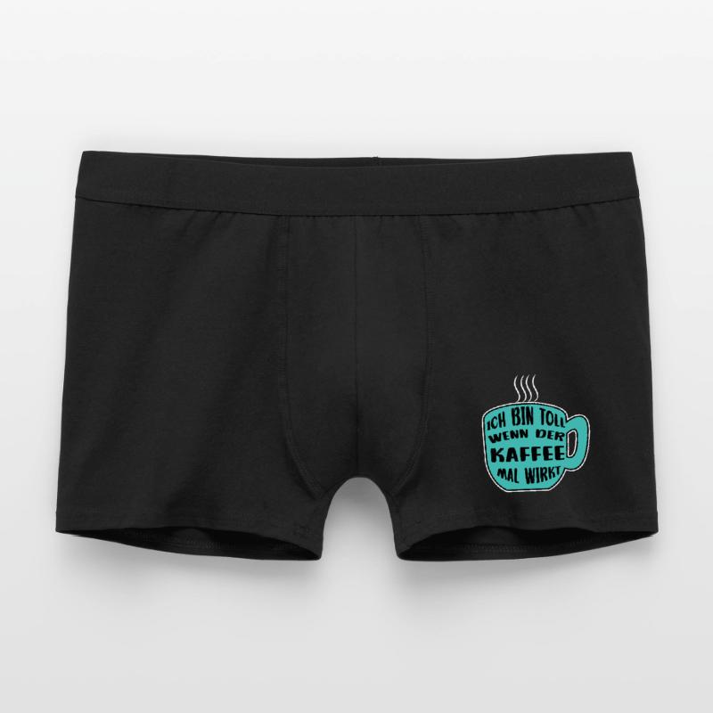 Kaffeetasse Kaffee Statement Koffein Kaffeetrinker Männer Boxer Shorts