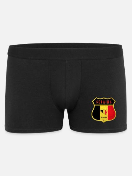Seraing Belgique Armoiries Drapeaux Design - Boxer Homme - noir
