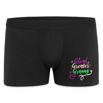 Grandmother Grandma Saying Superoma Pensioner Old Woman - Men's Boxer Shorts - black - Front