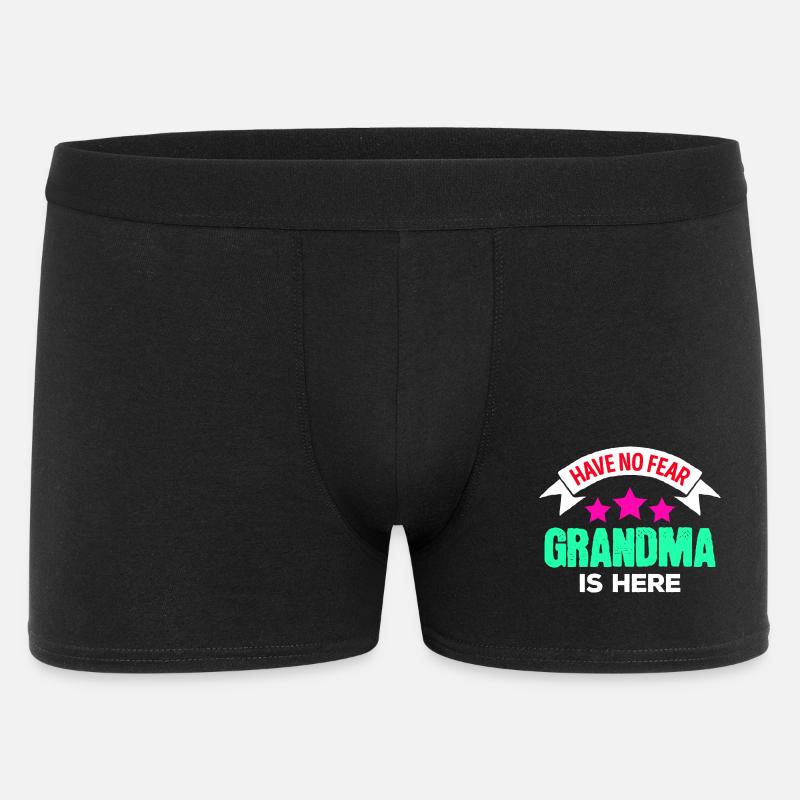 Lieblingsoma Oma Großmutter Pensionistin Statement - Männer Boxer Shorts - Schwarz