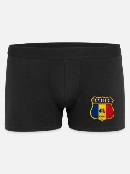 Brăila Romania coat of arms design - Men's Boxer Shorts - black