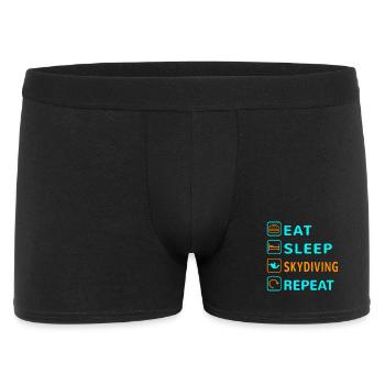 Eat. Sleep. Skydiving. Repeat Design - Men's Boxer Shorts - black - Front