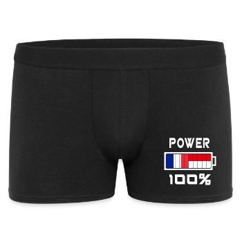 Indonesia and France account for 100% - Men's Boxer Shorts - black - Front