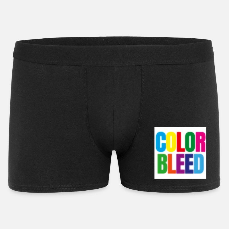 ColorBleed - Männer Boxer Shorts - Schwarz