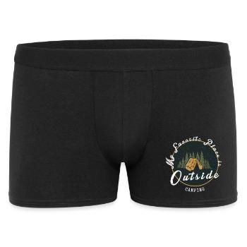 My favorite place is outside - Men's Boxer Shorts - black - Front