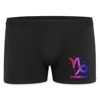 Sterne Sterndeutung Steinbock Horoskop Tierkreis - Männer Boxer Shorts - Schwarz - Vorne