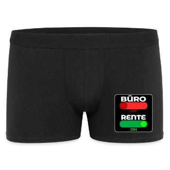 Abschiedsgeschenke für Rentner - RENTE - Männer Boxer Shorts - Schwarz - Vorne