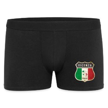 Vicenza Italy Coat of Arms Flags Design - Men's Boxer Shorts - black - Front