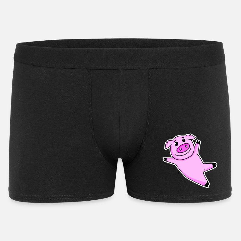 Cochon mignon - Boxer Homme - noir