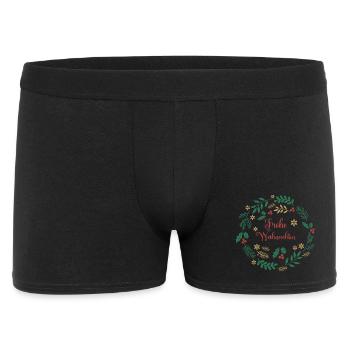 Merry Christmas Frohe Weihnachten Merry Christmas - Men's Boxer Shorts - black - Front