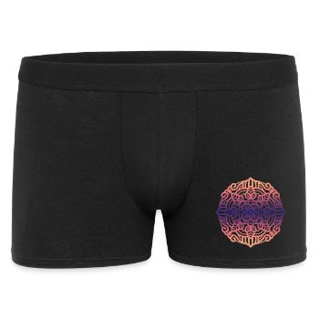 Mandala - Boxer Homme - noir - Devant