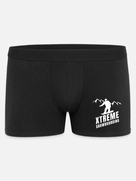 skiing, snowboarding, winter sports - Men's Boxer Shorts - black