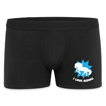 Chevaux Equitation Déclaration Chevaux islandais Amour Cheval - Boxer Homme - noir - Devant