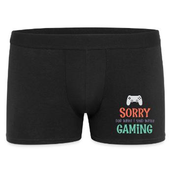 Désolé pour ce que j’ai dit en jouant - Boxer Homme - noir - Devant