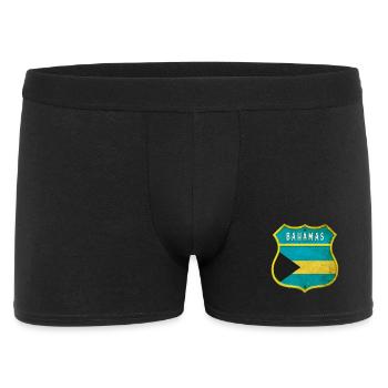 Design du drapeau des Bahamas - Boxer Homme - noir - Devant