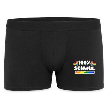 Schwul Sexualität Transgender Lgbt Statement Herz - Männer Boxer Shorts - Schwarz - Vorne
