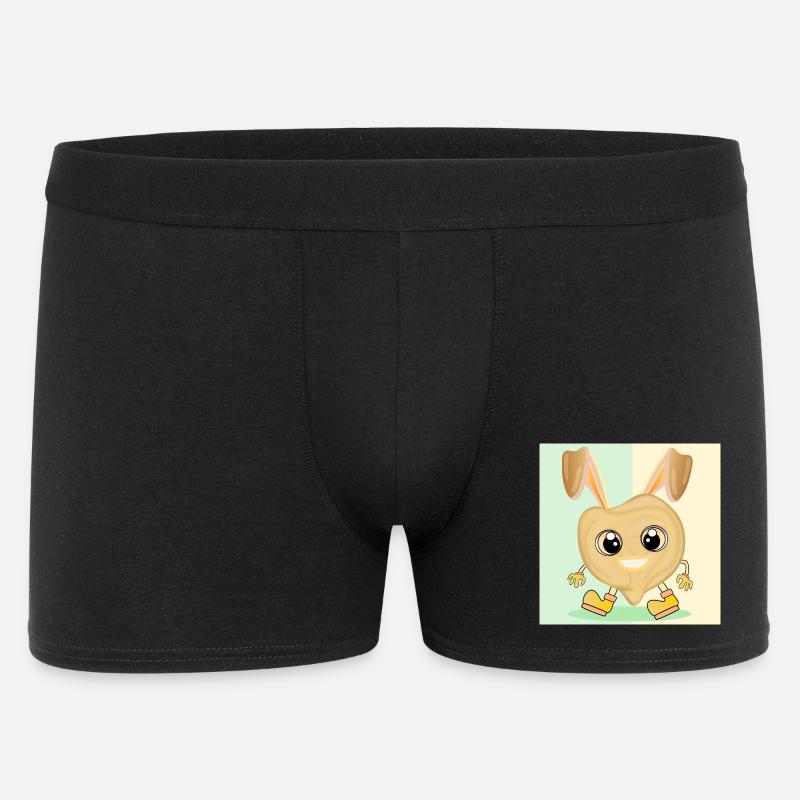 Kichererbse Osterhasen - Männer Boxer Shorts - Schwarz