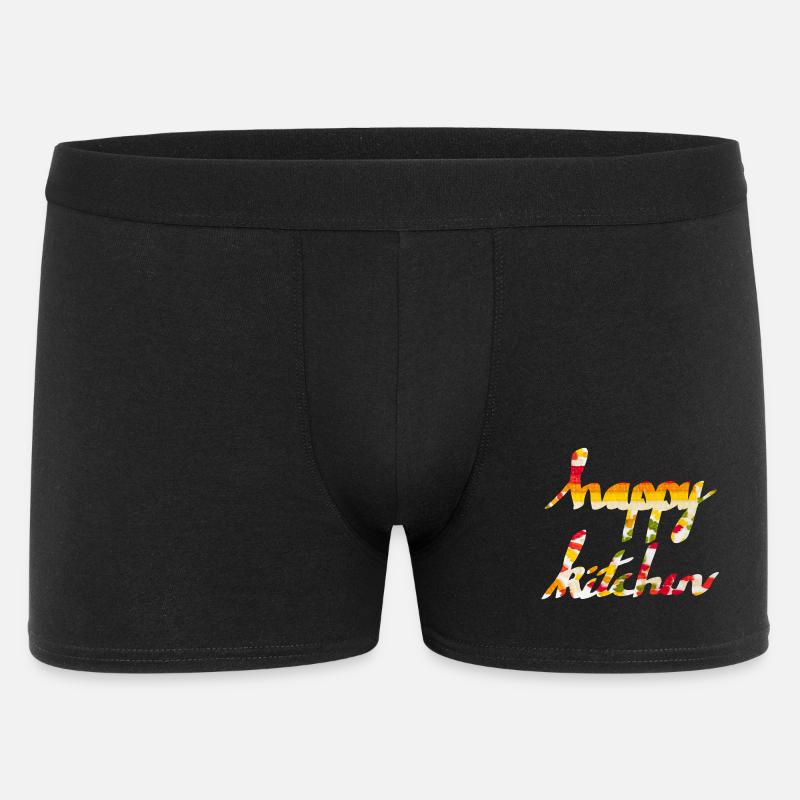 Cuisine heureuse - Boxer Homme - noir