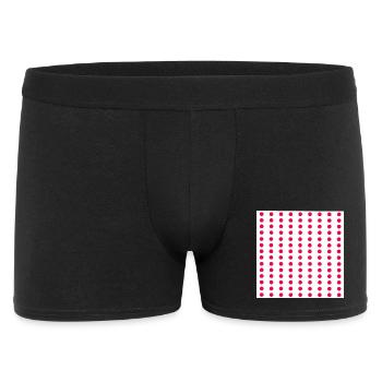 alltagskleidung japan, muster japanische flagge - Männer Boxer Shorts - Schwarz - Vorne