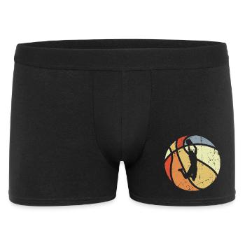 Vintage Basketball - Men's Boxer Shorts - black - Front