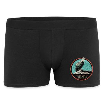 Vautour dans le Parc National des Pyrénées - Boxer Homme - noir - Devant