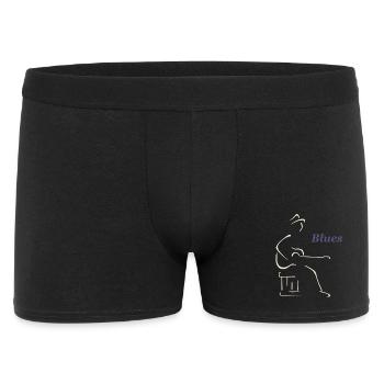 Guitariste blues - Boxer Homme - noir - Devant