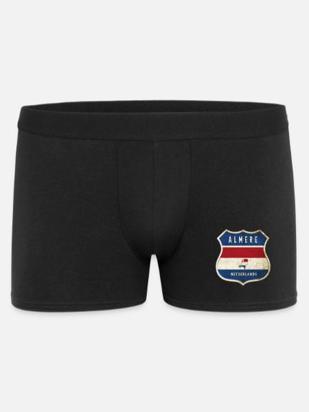 Design du blason d'Almere, Pays-Bas - Boxer Homme - noir