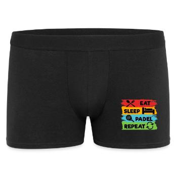 Padel Déclaration Joueur Revers Raquette Sport - Boxer Homme - noir - Devant