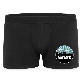 L’heure bleue de l’horizon de Brême - Boxer Homme - noir - Devant