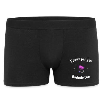 J Peux pas j ai Badminton - Boxer Homme - noir - Devant