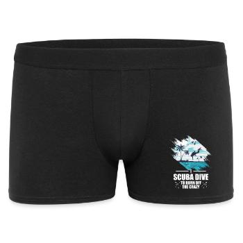 Design Scuba Diver Pêche sous-marine - Boxer Homme - noir - Devant